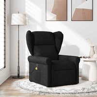 Massagesessel Schwarz Stoff - Vidaxl von VIDAXL