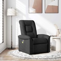 Massagesessel Schwarz Stoff - Vidaxl von VIDAXL