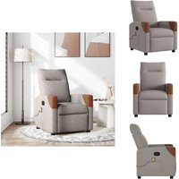 Massagesessel Taupe Stoff - Massagesessel - Massage Sessel - Massage TV-Sessel - Massage Fernsehsessel Massagesessel Taupe Stoff - Massagesessel - Massage Sessel - Massage TV-Sessel - Massage Fernsehsessel von VIDAXL