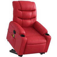 Massagesessel mit Aufstehhilfe Elektrisch Rot Kunstleder Vidaxl 469504 Massagesessel mit Aufstehhilfe Elektrisch Rot Kunstleder Vidaxl 469504 von VIDAXL
