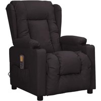Massagesessel mit Aufstehhilfe Schwarz Kunstleder vidaXL von VIDAXL