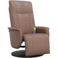 Vidaxl - Massagesessel mit Fußteil Braun Kunstleder Vidaxl - Massagesessel mit Fußteil Braun Kunstleder von VIDAXL