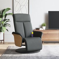 Vidaxl - Massagesessel mit Fußteil Dunkelgrau Stoff Vidaxl - Massagesessel mit Fußteil Dunkelgrau Stoff von VIDAXL