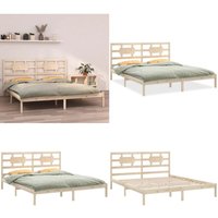 Massivholzbett 200x200 cm - Massivholzbette - Kiefernholzbette - Doppelbett - Boxspringbetten - Bettgestell - Home & Living Massivholzbett 200x200 cm - Massivholzbette - Kiefernholzbette - Doppelbett - Boxspringbetten - Bettgestell - Home & Living von VIDAXL