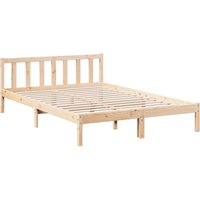 Massivholzbett Extra Lang ohne Matratze 160x220 Kiefernholz Vidaxl Massivholzbett Extra Lang ohne Matratze 160x220 Kiefernholz Vidaxl von VIDAXL