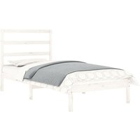 Massivholzbett Weiß 75x190 cm Vidaxl Massivholzbett Weiß 75x190 cm Vidaxl von VIDAXL