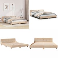 Massivholzbett ohne Matratze 120x190 cm Kiefernholz - Massivholzbette - Kiefernholzbette - Doppelbett - Bettkasten - Holzbetten - Home & Living Massivholzbett ohne Matratze 120x190 cm Kiefernholz - Massivholzbette - Kiefernholzbette - Doppelbett - Bettkasten - Holzbetten - Home & Living von VIDAXL