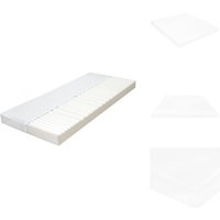 Matratze 160 x 200 cm 7 Zonen pu Schaum 10 cm H2 H3 - Matratze - Gästebett - 7-Zonen-Matratze - PU-Schaum - Härtegrad H2/H3 Matratze 160 x 200 cm 7 Zonen pu Schaum 10 cm H2 H3 - Matratze - Gästebett - 7-Zonen-Matratze - PU-Schaum - Härtegrad H2/H3 von VIDAXL