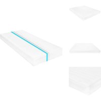 Matratze 160 x 200 cm 7 Zonen pu Schaum 16 cm H2 H3 - Matratze - Doppelbett Matratze - Schaumstoffmatratze - 7-Zonen-Matratze - Orthopädische Matratze von VIDAXL
