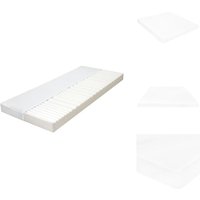 Matratze 180 x 200 cm 7 Zonen pu Schaum 10 cm H2 H3 - Matratze - Gästebett - 7-Zonen-Matratze - PU-Schaum - Weisse Matratze Matratze 180 x 200 cm 7 Zonen pu Schaum 10 cm H2 H3 - Matratze - Gästebett - 7-Zonen-Matratze - PU-Schaum - Weisse Matratze von VIDAXL