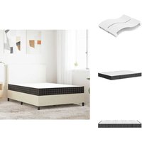 Vidaxl - Matratze Bonnell-Federkern Mittel 140x200 cm - Bonnell-Matratze - Federkernmatratze - Matratze Doppelbett - Matratze 140x200 - Schlafcomfort von VIDAXL
