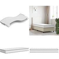 Matratze Bonnell-Federkern Mittel 90x190 cm - Bonnell-Matratze - Federkernmatratze - Matratze 90x190 - Einzelbettschaummatratze - Mittelhart - Home & Matratze Bonnell-Federkern Mittel 90x190 cm - Bonnell-Matratze - Federkernmatratze - Matratze 90x190 - Einzelbettschaummatratze - Mittelhart - Home & von VIDAXL