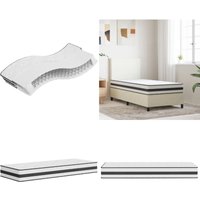 Vidaxl - Matratze Bonnell-Federkern Mittel 90x190 cm - Matratze - Bonnell-Federkern - Einzelbett - Doppelbett - Mittelhart - Home & Living von VIDAXL