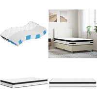 Matratze Taschenfederkern Medium Plus 100x200 cm - Taschenfederkernmatratze - Matratze - Doppelbettmatratze - Federkernmatratze - Mittelfeste Matratze Taschenfederkern Medium Plus 100x200 cm - Taschenfederkernmatratze - Matratze - Doppelbettmatratze - Federkernmatratze - Mittelfeste von VIDAXL