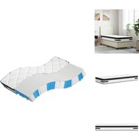 Vidaxl - Matratze Taschenfederkern Medium Plus 70x200 cm - Taschenfederkernmatratze - Matratze - Doppelbettmatratze - Federkernmatratze - Mittelfeste von VIDAXL