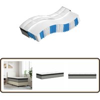 Vidaxl - Matratze Taschenfederkern Medium Plus 80x200 cm - Federkernmatratze - Taschenfederkern - Matratze - Medium Plus Härtegrad - Doppelbett von VIDAXL