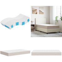 Matratze Taschenfederkern Mittel 100x200 cm - Taschenfederkernmatratze - Matratze - Doppelbettmatratze - Federkernmatratze - Mittelharte Matratze von VIDAXL
