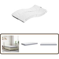 Matratze Taschenfederkern Mittel 100x220 cm - Federkernmatratze - Taschenfederkernmatratze - Matratze - Doppelbettmatratze - Mittelhart von VIDAXL
