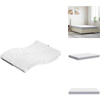 Vidaxl - Matratze Taschenfederkern Mittel 140x190 cm - Federkernmatratze - Taschenfederkernmatratze - Matratze 140x190 - Matratze Mittelhart von VIDAXL