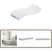 Matratze Taschenfederkern Mittel 70x200 cm - Taschenfederkernmatratze - Matratze 70x200 - Mittelhart - Matratze Weiß - Matratze Hellgrau Matratze Taschenfederkern Mittel 70x200 cm - Taschenfederkernmatratze - Matratze 70x200 - Mittelhart - Matratze Weiß - Matratze Hellgrau von VIDAXL