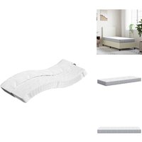 Matratze Taschenfederkern Mittel 80x200 cm - Taschenfederkernmatratze - Matratze 80x200 - Doppelbettmatratze - Federkernmatratze - Matratze Mit Matratze Taschenfederkern Mittel 80x200 cm - Taschenfederkernmatratze - Matratze 80x200 - Doppelbettmatratze - Federkernmatratze - Matratze Mit von VIDAXL