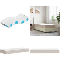 Matratze Taschenfederkern Mittel 90x200 cm - Federkernmatratze - Taschenfederkern - Matratze 90x200 - Matratze Mittelhart - Bettwäsche - Home & Living von VIDAXL