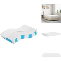 Matratze Taschenfederkern Mittelfest 140x190 cm - Taschenfederkernmatratze - Matratze 140x190 - Mittelfeste Matratze - Bettwäsche - Schlafzimmer von VIDAXL