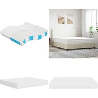 Matratze Taschenfederkern Mittelfest 180x200 cm - Taschenfederkernmatratze - Matratze Doppelbett - Matratze 180x200 - Federkernmatratze - Matratze von VIDAXL