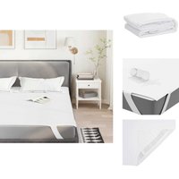 Matratzenschoner Weiß 120x220 cm Wasserdicht - Matratzenschoner - Matratzenauflauge - Matratzen Auflauge - Matratzentopper von VIDAXL