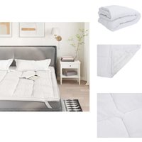 Matratzenschoner Weiß 160x220 cm - Matratzenschoner - Matratzenflauge - Matratzentopper - Auflage Matratze Matratzenschoner Weiß 160x220 cm - Matratzenschoner - Matratzenflauge - Matratzentopper - Auflage Matratze von VIDAXL