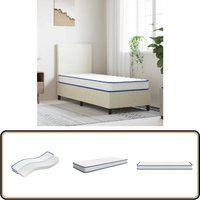 Memory-Schaum-Matratze 80x200x17 cm Weiß - Vidaxl Memory-Schaum-Matratze 80x200x17 cm Weiß - Vidaxl von VIDAXL