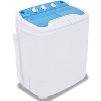 Mini-Waschmaschine mit Schleuder und 2 Kammern 5,6 kg vidaXL740180 von BONNEVIE