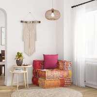 Modularer Pouf mit Kissen Patchwork Stoff - Vidaxl Modularer Pouf mit Kissen Patchwork Stoff - Vidaxl von VIDAXL