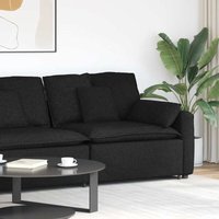 Modulares Sofa Endmodul mit Armlehne Kissen Schwarz 100 cm - Vidaxl Modulares Sofa Endmodul mit Armlehne Kissen Schwarz 100 cm - Vidaxl von VIDAXL