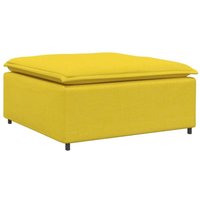 Modulares Sofa-Fußhocker-Modul Hellgelb 100x100x48 cm Vidaxl Modulares Sofa-Fußhocker-Modul Hellgelb 100x100x48 cm Vidaxl von VIDAXL