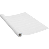 Möbelfolie Selbstklebend Weißes Holz 500x90cm pvc Plotterfolie Folie Vidaxl von VIDAXL