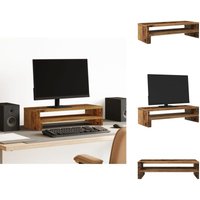 Monitorständer Altholz-Optik 54x22x15 cm Holzwerkstoff - Monitorständer - Monitor Ständer - Monitorerhöhung - Monitorständer Schreibtisch von VIDAXL