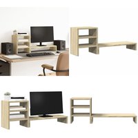 Vidaxl - Monitorständer mit Schreibtisch-Organizer Sonoma-Eiche Vidaxl - Monitorständer mit Schreibtisch-Organizer Sonoma-Eiche von VIDAXL