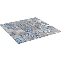 Mosaikfliesen 11 Stk. Grau Blau 30x30 cm Glas - Vidaxl Mosaikfliesen 11 Stk. Grau Blau 30x30 cm Glas - Vidaxl von VIDAXL