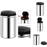 Mülltonnen & Abfalleimer - Living Automatischer Sensor-Mülleimer 30 l Edelstahl - Silber von VIDAXL