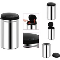 Mülltonnen & Abfalleimer - Living Automatischer Sensor-Mülleimer 40 l Edelstahl - Silber Mülltonnen & Abfalleimer - Living Automatischer Sensor-Mülleimer 40 l Edelstahl - Silber von VIDAXL
