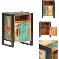 Nachttisch 40x35x55 cm Altholz Massiv - Industrieller Stil - Nachttisch - Altholz - Massivholzmöbel - Retro Möbel von VIDAXL