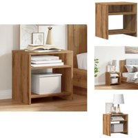 Nachttisch Artisan-Eiche 40x30x40 cm Holzwerkstoff - Nachttisch - Nachttische - Schrank - Nachtschrank von VIDAXL