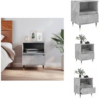Vidaxl - Nachttisch Betongrau 40x35x50 cm Holzwerkstoff - Nachttisch - Wohnzimmermöbel - Betonlook - Sideboard - Kommode Vidaxl - Nachttisch Betongrau 40x35x50 cm Holzwerkstoff - Nachttisch - Wohnzimmermöbel - Betonlook - Sideboard - Kommode von VIDAXL