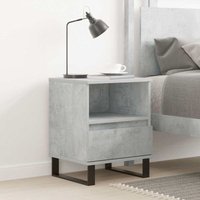 Nachttisch Betongrau 40x35x50 cm Holzwerkstoff Vidaxl Nachttisch Betongrau 40x35x50 cm Holzwerkstoff Vidaxl von VIDAXL