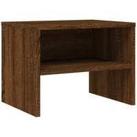Bonnevie - Nachttisch,Beistelltisch Braun Eichen-Optik 40x30x30 cm Holzwerkstoff vidaXL von BONNEVIE