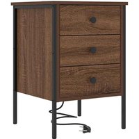 Nachttisch Braune Eiche 42 x 41 x 61 cm Holzwerkstoff Vidaxl Nachttisch Braune Eiche 42 x 41 x 61 cm Holzwerkstoff Vidaxl von VIDAXL