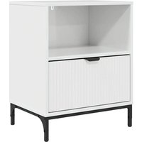 Nachttisch Hochglanz-Weiß 49 x 36 x 61 cm Holzwerkstoff vidaXL Nachttisch Hochglanz-Weiß 49 x 36 x 61 cm Holzwerkstoff vidaXL von VIDAXL