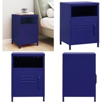 Nachttisch Marineblau 35x35x51 cm Stahl - Nachtisch - Nachttisch Blau - Schreibtischlampe - Wohnzimmer Deko - Wohnraum Einrichtung - Home & Living Nachttisch Marineblau 35x35x51 cm Stahl - Nachtisch - Nachttisch Blau - Schreibtischlampe - Wohnzimmer Deko - Wohnraum Einrichtung - Home & Living von VIDAXL