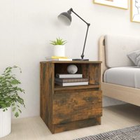 Nachttisch Räuchereiche 40x40x50 cm Holzwerkstoff Vidaxl Nachttisch Räuchereiche 40x40x50 cm Holzwerkstoff Vidaxl von VIDAXL